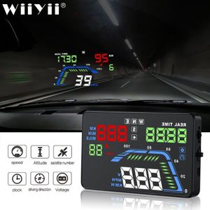 Datong Q7 Hud OBD2 Head-Up Display Gps Snelheidsmeter Spiegel Auto Motorfiets Rijden Computer Auto Accessoires Alarm Gps Auto