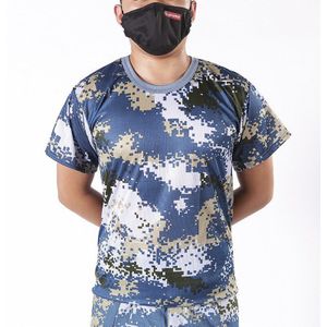 Beschermende Kleding Man Vrouw Kind Korte Mouwen Top Camouflage Training Zomer Sneldrogende Ademend T-shirt Arbeid Bescherming