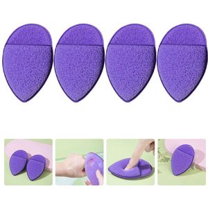 4Pcs Multifunctionele Gezicht Cleaning Pad Make-Up Remover Sponzen Facial Wassen Rookwolken