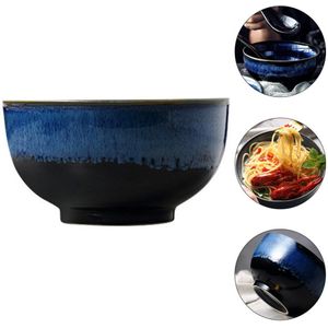 2Pcs Keramische Bowls Huishoudelijke Ramen Kom Japanse Stijl Servies Voedsel Container