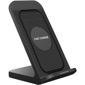 FDGAO Snelle Qi Draadloze Oplader Quick Charge 3.0 USB 10W Fast Charging Stand met Koelventilator voor iPhone XR XS X 8 Samsung S10 S9