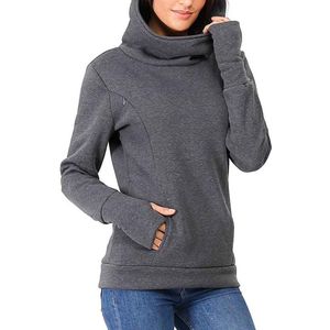 Zwangere Vrouwen Moederschap Hoodie Lange Mouwen Winter Pocket Dual Rits Verpleging Polyester Borstvoeding Dagelijks Warm Casual Stijlvolle