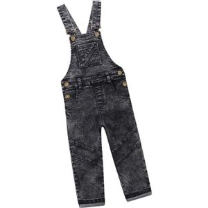 MUQGEW kinderen meisjes jongens alle match Skinny Denim jeans Overalls Jumpsuits voor kinderen peuters pocket classic kleding # XTN *