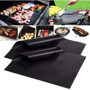 Herbruikbare Non-stick Bbq Grill Mat Dikke Draagbare Outdoor Picknick Koken Barbecue Oven Tool Cook Magnetron Tool