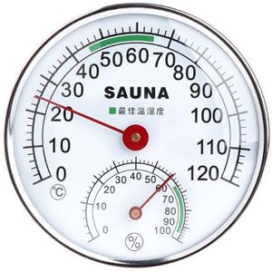 Rvs Thermometer Hygrometer voor Sauna Temperatuur Vochtigheid Meter thermometer