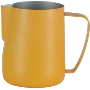 600Ml Roestvrij Staal Koffie Schuim Cup Non-stick Melkkan Pull Bloem Mok Melk Dampende Opschuimen Werper