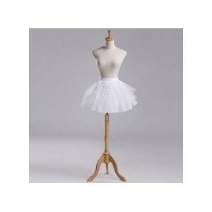 Wit Vrouwen Meisjes Vintage Multilayer Geplooide Petticoat Ballet Bubble Korte Tutu Rok