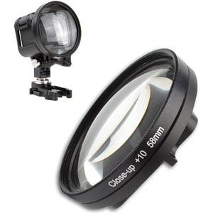 Filter Close UP 10 Macro + opbergtas + 58mm Adapter Ring Filtors Filtro Voor Gopro Hero 4 5 sessie accessoires