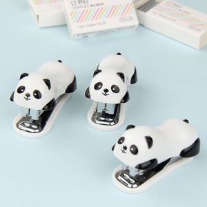 Leuke Panda Mini Nietmachine + Nietjes Set Kantoor School Briefpapier Papier Binding Binder Boek