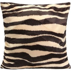 Een Side Leopard Zebra Print Vierkante Kussensloop Sofa Lounge Decoratieve Kussen Inclusief Animal Print Kussen Home Decor