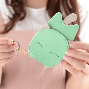 Leuke Dame Creatieve Kat Sleutel Tas Sleutelhanger Hanger Koreaanse Auto Sleutelhanger Mode Vrouwen Duurzaam Pu Leer Llavero Mujer