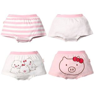 4 stuks Baby Ondergoed Puur 100% Katoen 2019New Stijl Baby Meisjes Slips 0-1-3-5Years Kids Meisjes Broek Kinderen Ondergoed