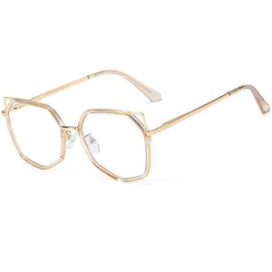 48265 Plastic Titanium Brilmonturen Anti Blue Cat Eye Vrouwen Optische Mode Computer Bril