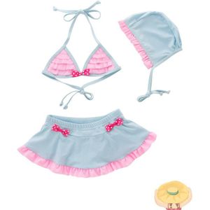 Bikini Swimable Kids Badmode Voor Meisjes Badpak Kinderen Meisjes Mooie Meisjes Baby Close-Fitting Elastische Bathwear Prinses Bikini