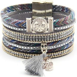 mode stijl armband uil charms armband met kwastje mode uil sieraden voor vrouwen