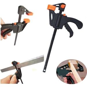 4 Inch Quick Ratchet Release Snelheid Squeeze Hout Werken Werk Bar Clamp F Clamp Spreader Gadget Tool Diy Hand Tool