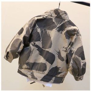 Jongens Jassen Camouflage Print Baby Boy Jas 3 4 5 6 7 8 Jaar Peuter Baby Jongen Uitloper Kids kleding Herfst