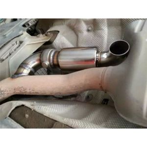 Auto Uitlaat Rvs Auto Uitlaat Downpipe Tak Geluid Tuning Uitlaat Pijpen 2 Om 2