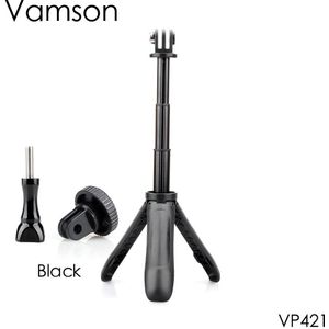 Vamson voor Gopro Hero 7 Zwart 6 5 Uitschuifbare Handvat Statief Pocket Pole Mini Selfie Stick voor DJI OSMO Action voor Xiaomi yi VP421