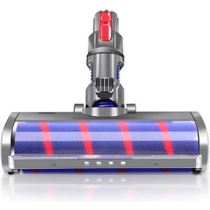 Fluffy Floor Hoofd Roller Borstel Voor Dysons V7 V8 V10 V11 Stofzuigers Onderdelen Met Led-verlichting