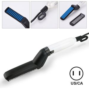 Baard Stijltang Rechtzetten Rechttrekken Kam Multifunctionele Haar Kam Borstel Haar Krultang Quick Haar Styler Voor Mannen 345