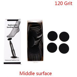 100Pc Disc Cuticle Eelt Verwijder Tool Voor Elektrische Voet File Eelt Hard Dode Huid Pedicure Tool Vervangbare Schuurpapier Voet zorg
