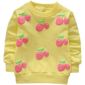 Sweatshirts Cherry Baby Meisjes Jongens Hoodies Peuter Kids Sweatshirts Mooie Ronde Hals Lange Mouwen Hoodies