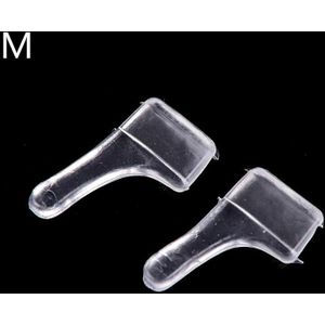 10 Pairs Bril Oor Haken Soft Clear Transparant Anti Slip Siliconen Oor Haken Tempel Tip Houder Bril