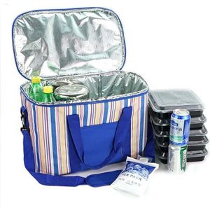 34L Grote Capaciteit Koeltas 5 Kleuren Waterdichte Oxford Isolatie Ice Pack Outdoors Picknick Koelkast Zak