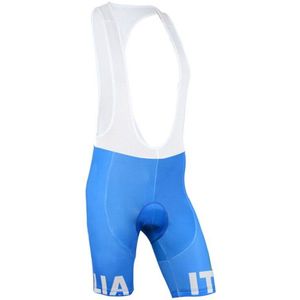 Italië Blauw Fiets Bib Shorts Mannen Outdoor Wear Fiets Fietsen 5D Coolmax Gel Padded Rijden Bib Shorts Fietsen Bib Shorts
