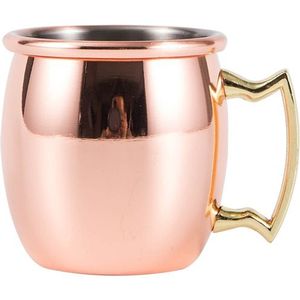 500ml Moscow Mule Mok Cocktail Cup Gehamerd Koperen Plated Bier Kopje Koffie Cup Mok Copper Plated Reizen Mok