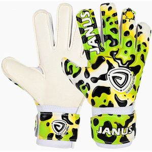 Kids keepershandschoenen professionele voetbal keeper thicken goalie voetbal handschoenen jeugd vinger besparen anti-slip sport handschoen