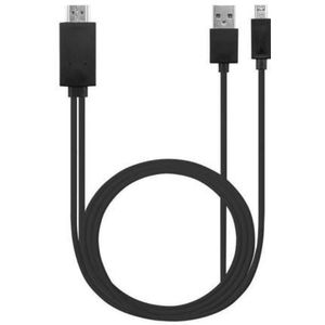 Micro Usb Naar Hdmi Tv Kabel Adapter Spiegel Hd 1080P Otg Mhl Charger Kabel Voor Samsung Galaxy Note Pro tablet Android Apparaat