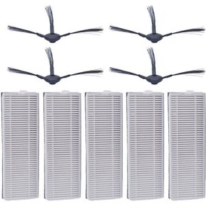 14 stuks/batch robot stofzuiger ilife A8 onderdelen hepa filter side borstel voor ilife a8 a40 danhui robot stofzuiger