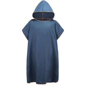 Zipsoft Badjas Handdoek Snel Droog Microfiber Zwemmen Strand Zwembad Poncho Vrouwen Mannen Hooded Handdoeken Wijzigen Doek Onbeach