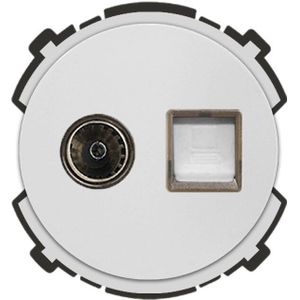 Wallpad Tv & Data CAT6 Computer Netwerk Stopcontact Functietoets Alleen Zwakke Elektrische Outlets CAT5 Rj45