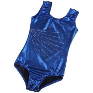 5-14Y Kids Meisjes Bling Ballet Gymnastiek Leotards Unitards Gymnastiek Jumpsuit Dancewear Team Basic Turnpakje