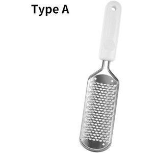 1 Pcs Voet Bestand Voor Pedicure Roestvrij Pedicure Gereedschap Dode Dode Huid Remover Voor Voeten Blade Vervangbare Voetverzorging Borstel eelt