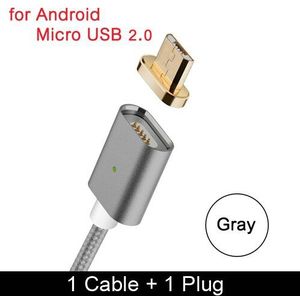 Candyeic Usb Micro Adapters Magnetische Snelle Oplaadkabel Voor Xiaomi 4 Xiaomi 3 Micro Usb Kabel Voor Xiaomi Mi4 Magnetische adapter