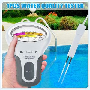 2 In 1 Water Quality Ph/CL2 Chloor Tester Level Meter Voor Zwembad Spa Tub Tuin Accessoires water Testen Machine