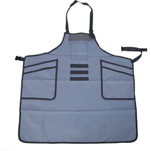 Barbecue Canvas Verstelbare Gesp Schort Met Grote Zak Voor Barbecue Melk Thee Winkel Sierteelt Koken Tools Canvas Schort