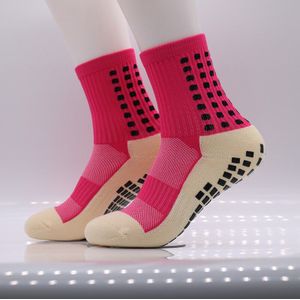 Stijl Ts Voetbal Sokken Ronde Siliconen Zuignap Grip Anti-Slip Voetbal Sokken Sport Mannen Mannen Vrouwen Baseball rugby Sokken