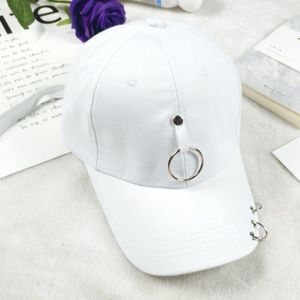 Trendy Lage Profiel Black Flex Fit Baseball Cap Voor Mannen Vrouwen Meisje O-Ring Hanger Klassieke Verstelbare Sport Vlakte hoed Pet