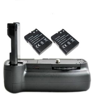 Jintu Verticale Batterij Grip + 2x Decoderen EN-EL14 Recharge Batterij Voor Nikon D3100 D3200 D3300 Dslr