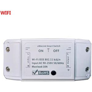 Wifi Slimme Lichtschakelaar Module Universele Breakers Timer Diy Smart Leven App Draadloze Afstandsbediening Werkt Met Ewelink