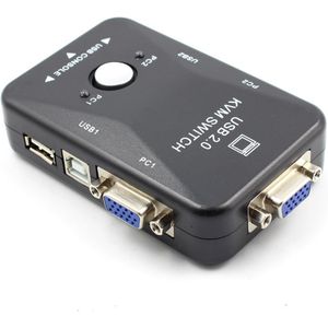 Centechia Goede Verkoop Usb 2.0 Kvm Switch Switcher 1920*1080 3 Poort Vga Svga Switch Splitter Box Voor Toetsenbord muis Monitor Adapter