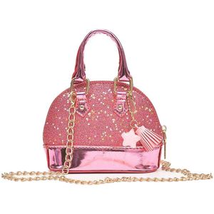 Auau Little Girls 'Pailletten Handtassen Prinses Crossbody Bag Mini Satchel Cadeaus Voor Meisjes Peuter Kids (Roze)