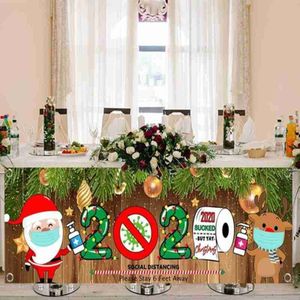 Kerst Deur Gordijn Coupletten Outdoor Kerst Vlaggen Decoratie Custom U1P9