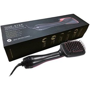 Professionele 2 In 1 Een Stap Föhn Borstel Volumizer Stijltang En Curler Air Krultang Roterende Rollers Kam