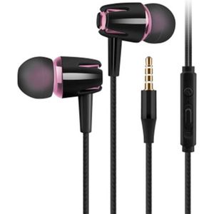 3.5Mm In Ear Met Microfoon Wired Oortelefoon Metalen Zware Bas Geluidskwaliteit Muziek Oortelefoon China 'S High-End Headset